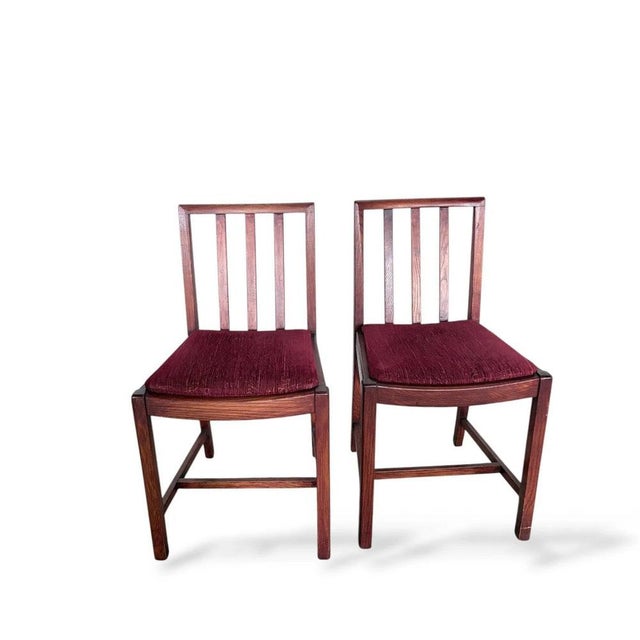 Mahogany Dining Chairs, Set of 4 For Sale - Image 4 of 7
