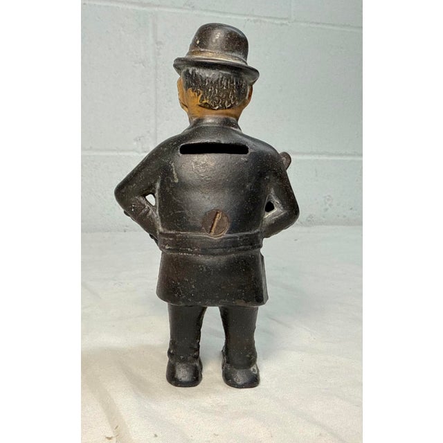 Antique 1900 Cast Iron Still Coin Bank Mulligan the Policeman Cop a.c Williams For Sale - Image 10 of 12