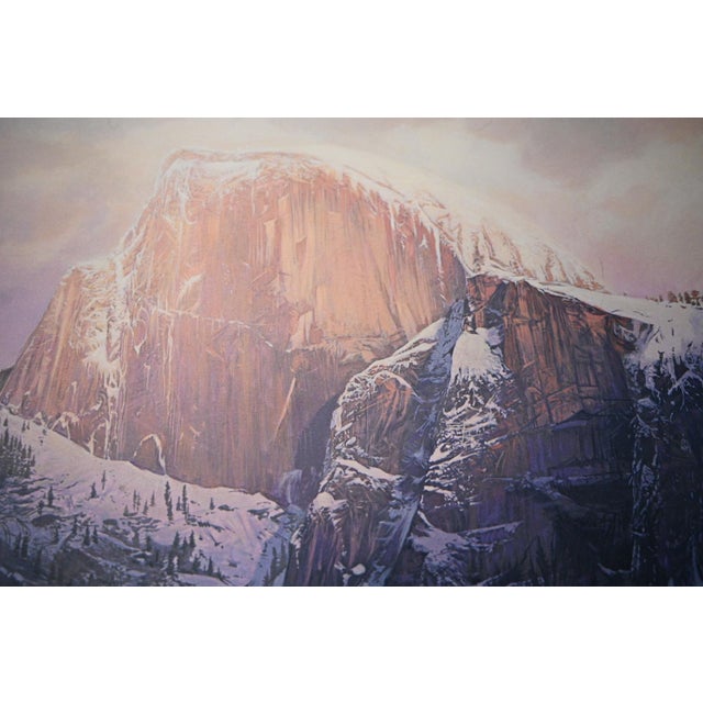 Limited edition print titled “Dance of Cloud and Cliff” by artist Stephen Lyman, published by The Greenwich Workshop...