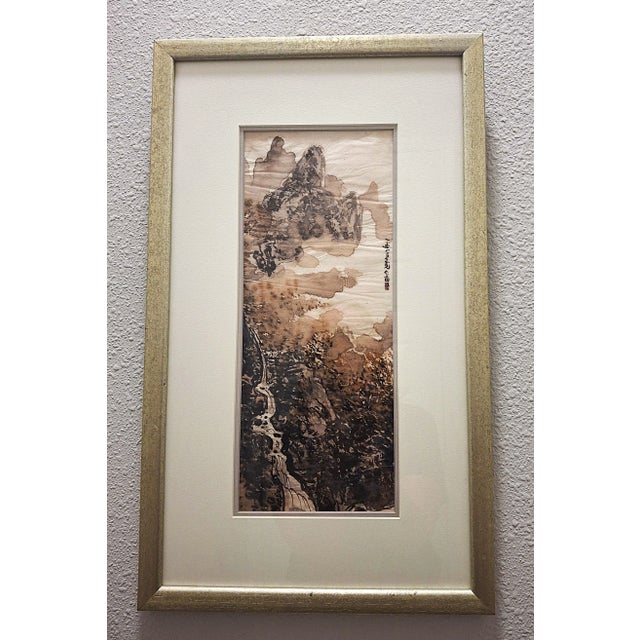 Chinese Chinese Ink Wash Watercolor by Yang Yang For Sale - Image 3 of 13