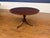 Brown 48” Round Mahogany Accent Foyer Table by Leighton Hall - Showroom Sample For Sale - Image 8 of 15