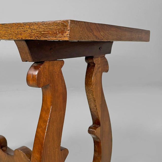 Italian Late 19th Century Style Coffee Tables in Crafted Wood, 1930s, Set of 2 For Sale - Image 10 of 18