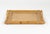 Midcentury rectangular amazing serving tray in bamboo, rattan with handles in the style of Christian Dior Home. Made in...