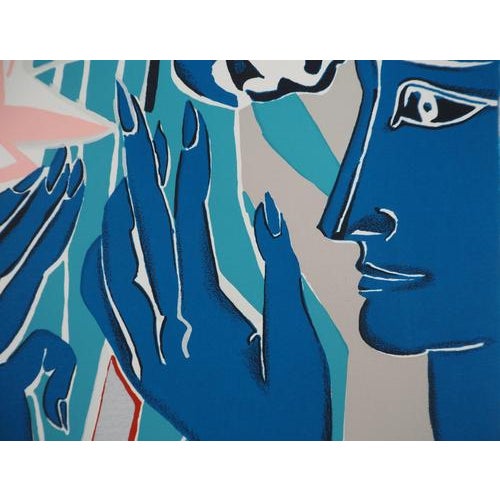 Françoise Gilot, Waltz of Love, Original Serigraph For Sale - Image 4 of 6