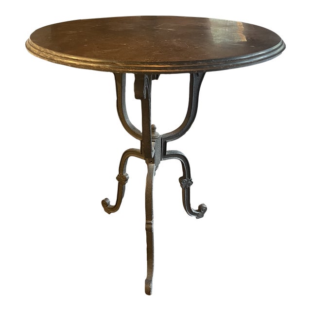 Arhaus Bluestone Top Bar Table Chairish