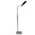 Authentic, vintage 1970s Mid-Century Modern chrome pharmacy task floor lamp by Koch & Lowy. This iconic minimalist piece...