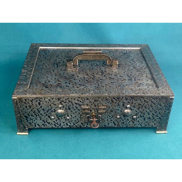 Vienna Secesion Jewellery Box, 1890s For Sale - Image 3 of 15