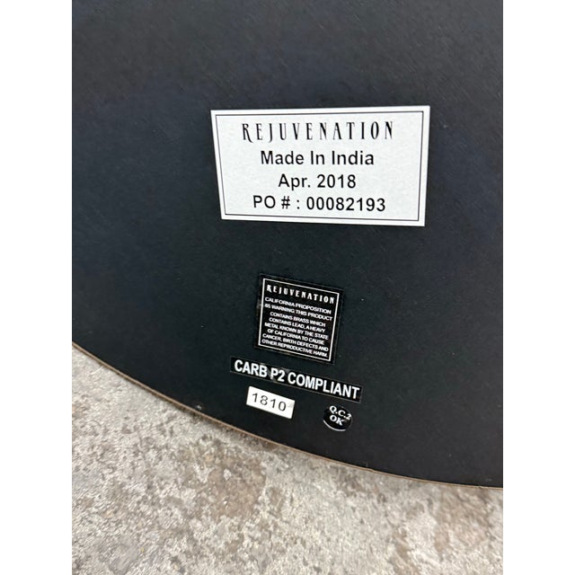 Rejuvenation Metal Frame Mirror For Sale - Image 10 of 12