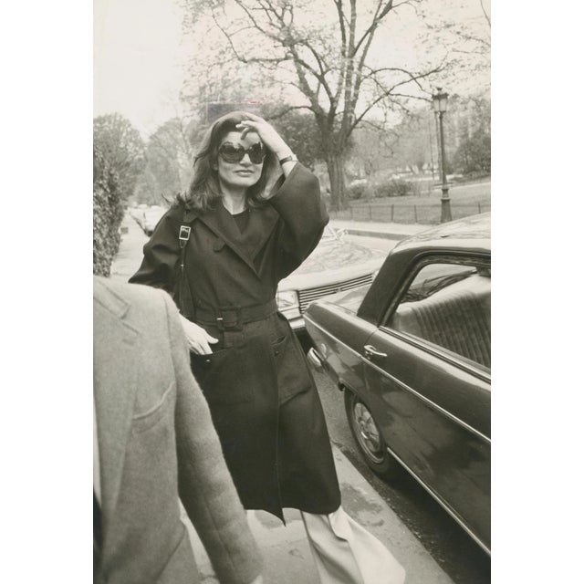 Jackie Onassis, Black and White Photography, 1970s For Sale - Image 4 of 4