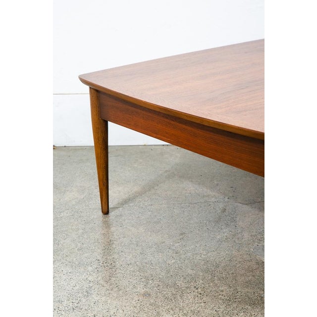 Mid Century Modern EndTable Lane Side Walnut Vintage Square MCM Drawer Large For Sale - Image 9 of 12