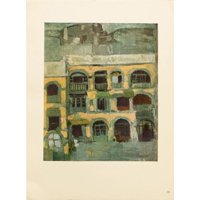 1948 After Pablo Picasso, "The Blue House" First Edition Period Offset Lithograph For Sale - Image 9 of 10
