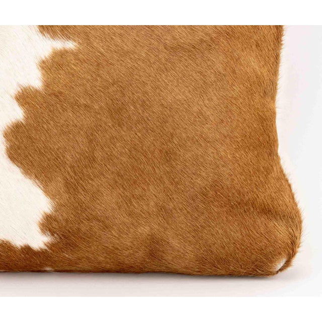 Animal Skin Modern Cowhide Throw Pillows, Pair For Sale - Image 7 of 9