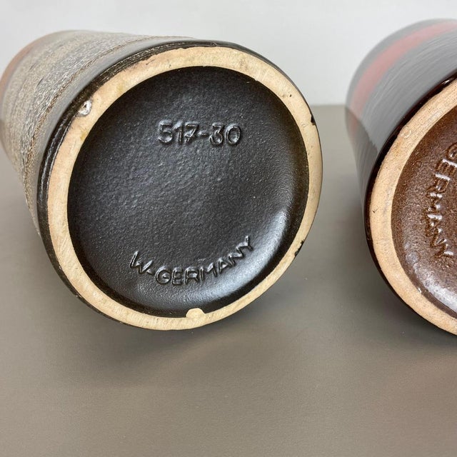 Fat Lava Pottery Vases from Scheurich, Germany, 1970s, Set of 2 For Sale - Image 18 of 18