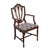 HIGH END VINTAGE Solid Mahogany Traditional Duncan Phyfe / Hepplewhite Style Shield Back Dining Arm Chair 37.5" High 20.5"...
