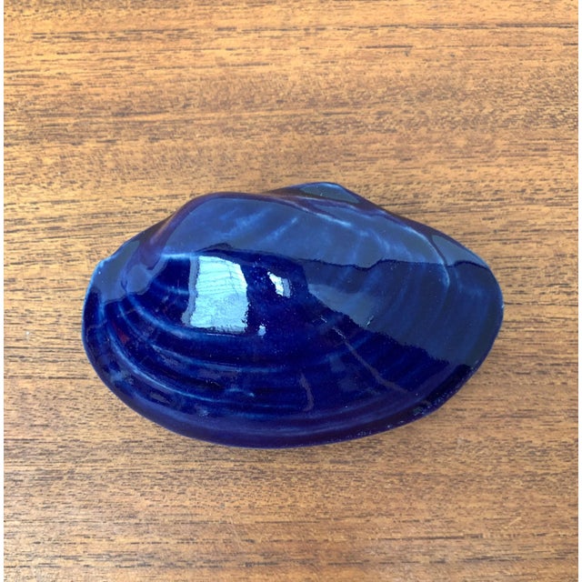 Ceramic Vintage Ceramic Shell Sculpture For Sale - Image 7 of 18