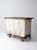 Farmhouse Vintage Dandux Industrial Laundry Cart With Wood Top For Sale - Image 3 of 18