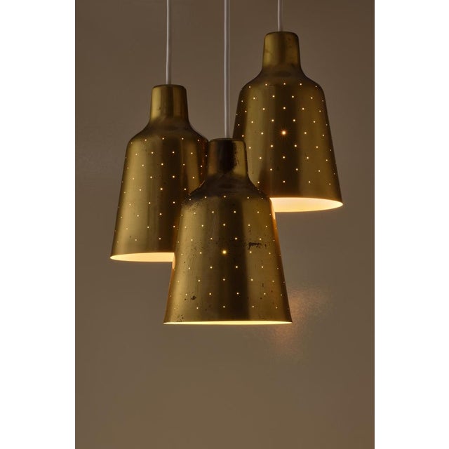 1950s Vintage Brass Pendant Lamp by Hans Bergström, 1950s For Sale - Image 5 of 8