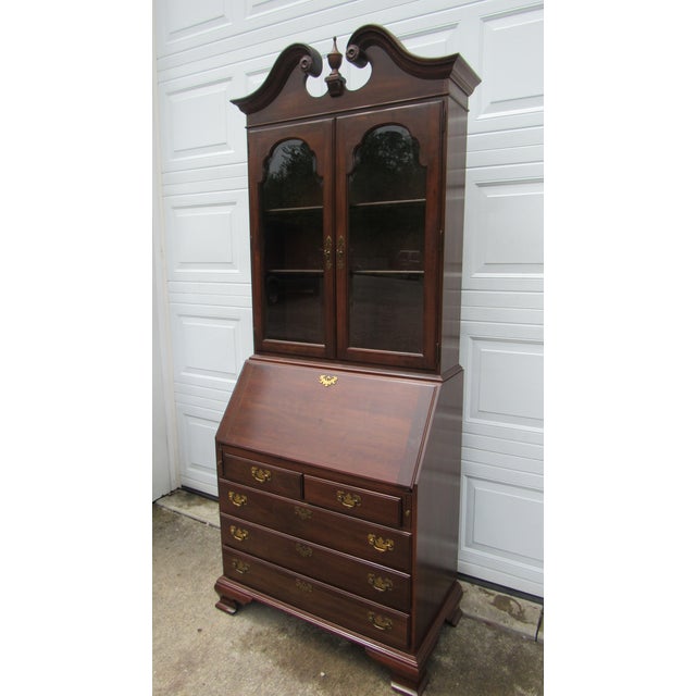 Item: Ethan Allen Secretary Details: Cherry Amazing Quality Traditional Design Nice Pull Down Desk Signed Ethan Allen...