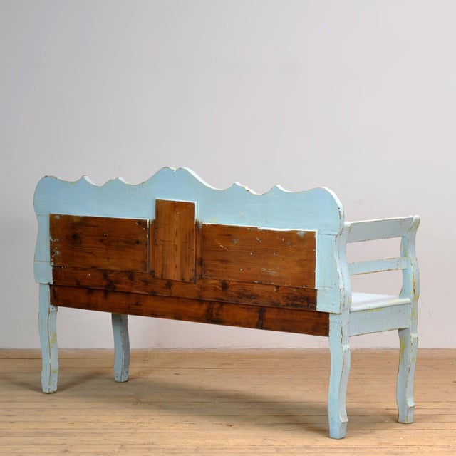 Vintage Pine Bench, 1920s For Sale - Image 15 of 16