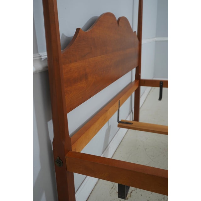 1980s Eldred Wheeler Queen Size Pencil Post Bed For Sale - Image 5 of 16
