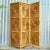 Mid 20th Century Vintage Costal Woven Rattan Folding Screen For Sale - Image 5 of 6