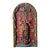 Vintage Plaster Folk Art Our Lady of Guadalupe Santos Shrine For Sale