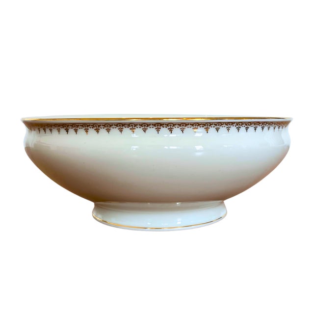 Vintage French Limoges Porcelain Dinner Set for Ten People, 1920s, Set of 32 For Sale - Image 6 of 11