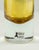 Vintage Swedish Aseda Yellow Glass Bamboo Shape Vase, 1960s For Sale - Image 3 of 5