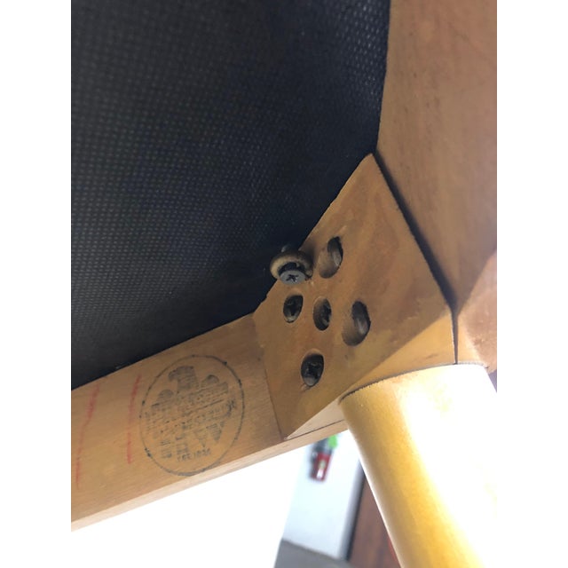 Mid Century Modern Upholstered Side Chair by Heywood Wakefield For Sale - Image 10 of 13