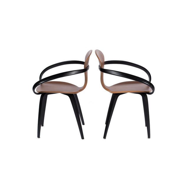 Mid-Century Modern Set of Four Norman Cherner Armchairs For Sale - Image 3 of 8