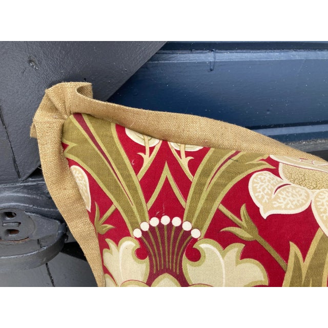 Art Deco Art Deco Fabric Pillow For Sale - Image 3 of 4