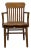 Vintage Wooden Office Arm Chair For Sale