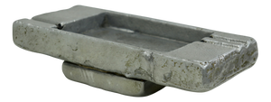 Brutalist Cast Aluminium Ashtray Willy Ceysens, 1960s
