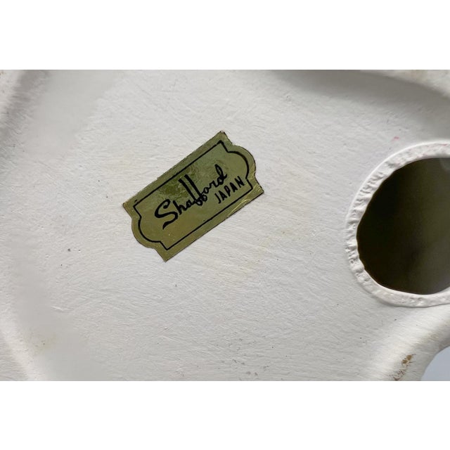 Vintage Shafford Japan Ceramic Leopard & Tiger Cub Figurines — Hand-Painted Pair — Hollywood Regency / Whimsical For Sale - Image 10 of 11