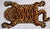1990s Vintage Tibetan Tiger Hunting Shape Persian Rug For Sale - Image 5 of 7