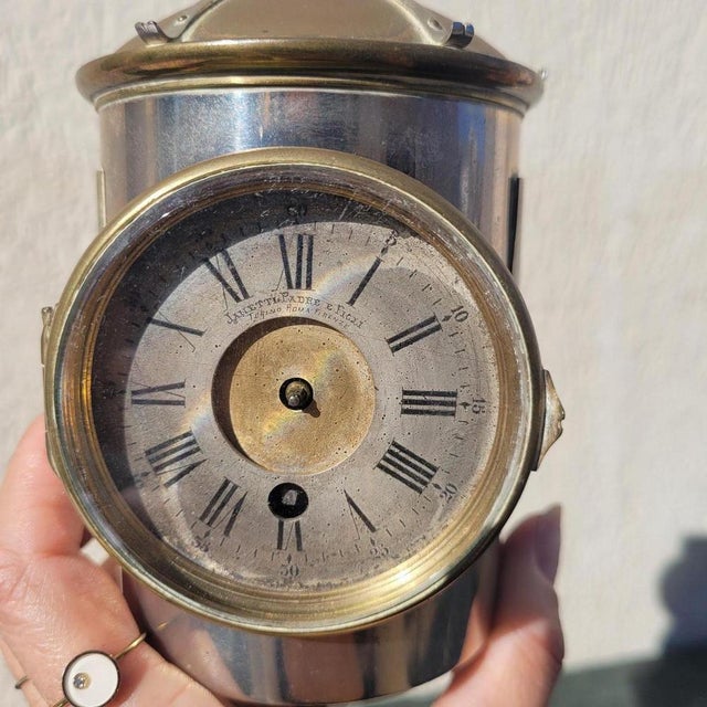 Lighthouse Clock in Bronze, Italy, Late 19th-Early 20th Century For Sale - Image 14 of 18