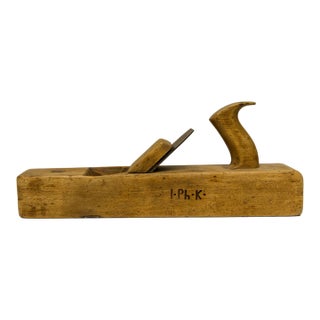 Antique Wood Hand Plane 16" Woodworking Tool For Sale