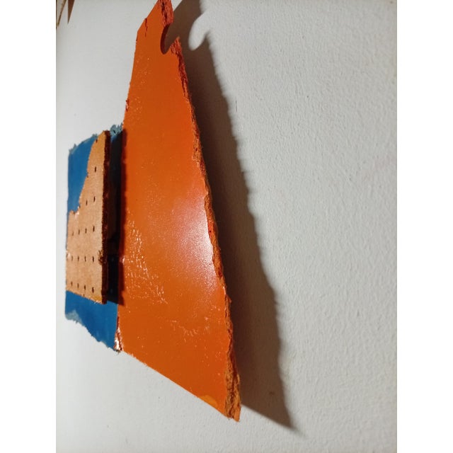 Contemporary Abstract Aerosol on Assembled Masonite (Isorel) "Untitled 199" by Andre Debono For Sale - Image 6 of 7
