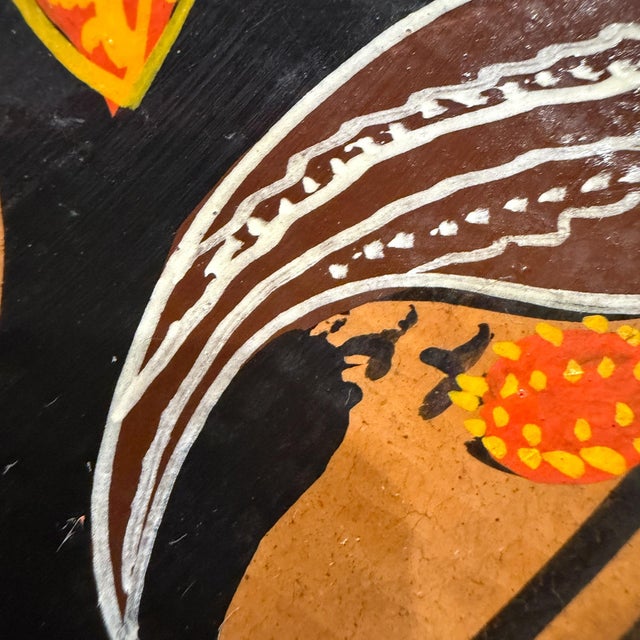 Folk Art Charger Decorative Terracotta Plate From Tonalá Mexico For Sale - Image 13 of 18