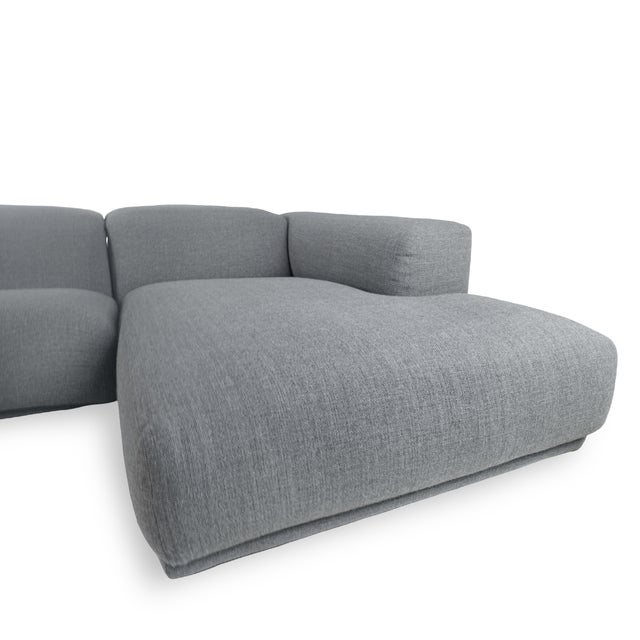 Gray Kelston Sectional Attributed to Design Within Reach For Sale - Image 8 of 12