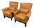 Ted Boerner Intermezzo Leather Lounge Armchairs, Pair For Sale
