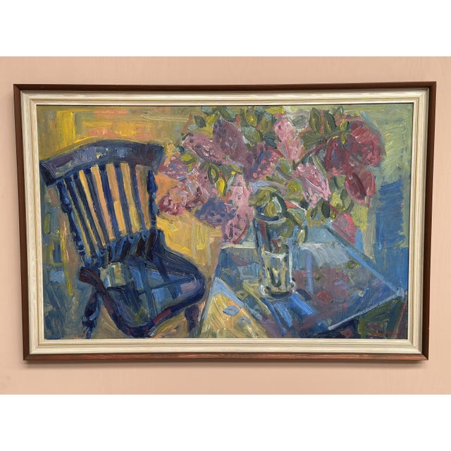 Allan Lindqvist, Stilleben, 1958, Oil Painting on Panel, Framed For Sale - Image 15 of 16