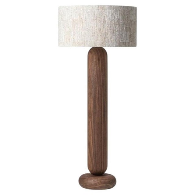 Patch CL140 Walnut Floor Lamp by Jeroen De Ruddere For Sale - Image 4 of 4