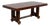 Art Deco Rosewood and Brass Dining Table, Jules Leleu Style, 1930s For Sale