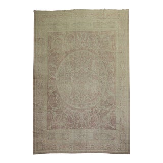 Blush Vintage Turkish Rug - 9'4" x 12'6" For Sale