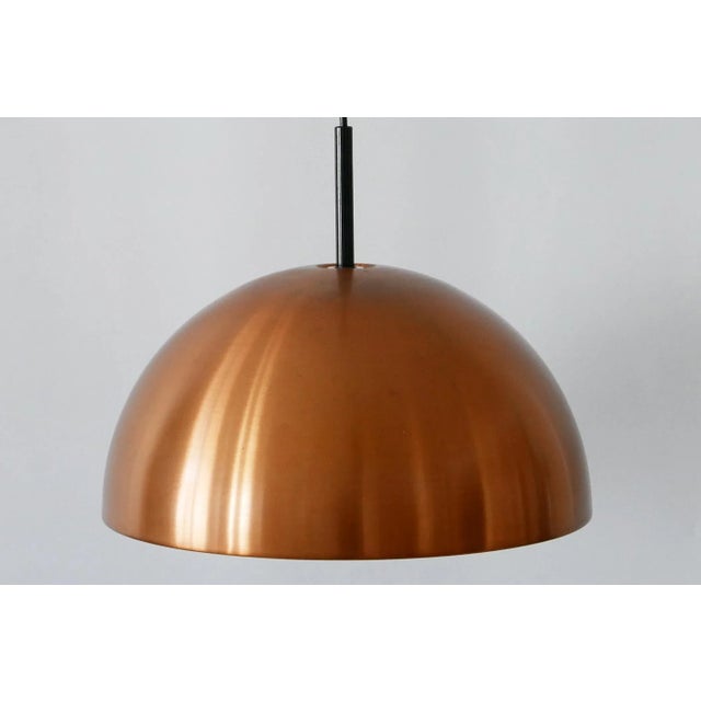 Metal German Copper Pendant Lamp from Staff, 1960s For Sale - Image 7 of 18