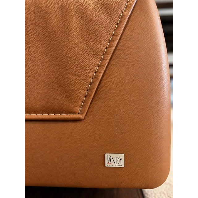 Arredamenti ISA Leather Karl Sofa by Gamma Arredamenti For Sale - Image 4 of 4