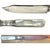 Antique Sterling Silver Fruit Knives With Mother of Pearl Handles - Set Six For Sale - Image 4 of 6
