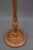 Vintage Wood Stained Floor Lamp With Carved Knob Design For Sale - Image 4 of 6