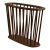 Mid Century Modern Walnut Magazine Rack by Arthur Umanoff For Sale